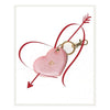 Personalised Love Heart Key Ring | Bag Charm | Metallic Pink